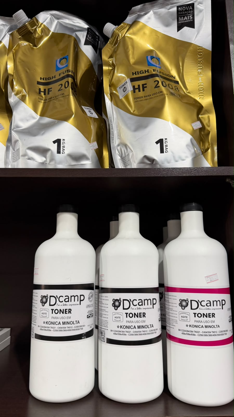 Toner High Fusion e D'camp na Aquarela